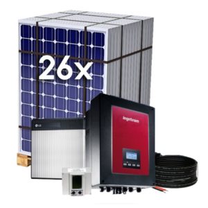 Kit Fotovoltaico con Inversor HUAWEI 6 kW KTL L1 Monofásico + 12 Paneles  Solares para un aumento del autoconsumo