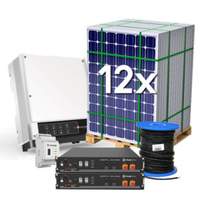 Kit Solar de Autoconsumo 3200Wp con Microinversores Turbo Energy Series  WiFi MISW1.6 1600W