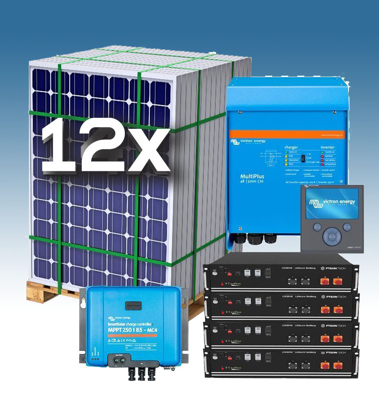 kit solar con batería de litio 15kwh