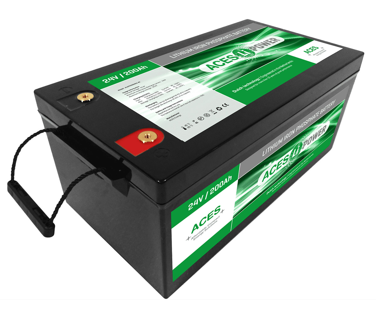 Batería de Litio ACES AL24V200HFA-BT 25.6V 200Ah 5,12kWh