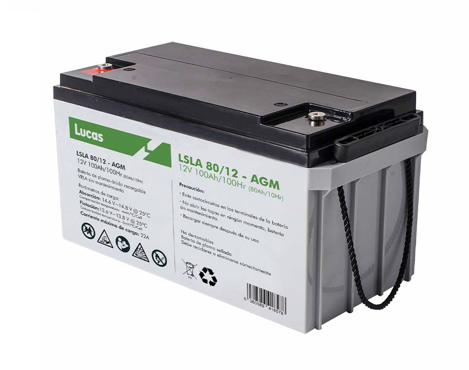 LUCAS Batería de Moto 12V 12Ah 150(CCA) con Pack de Ácido (134x80x160) -  MALLORCA BATTERIES
