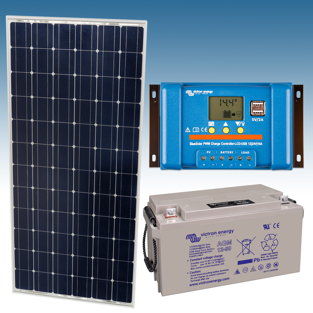 Kit Solar Fotovoltaico Aislada 12V 2275Whdia - Tecsol Energy